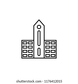 school icon. Element of school icon for mobile concept and web apps. Thin line school icon can be used for web and mobile