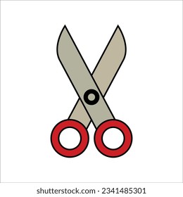 school icon fill line vector illustration