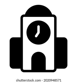 School icon with glyph style. Suitable for website design, logo, app and UI. Based on the size of the icon in general, so it can be reduced.
