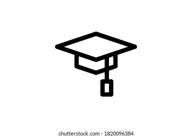School Icon - Graduation Hat