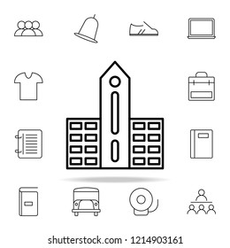 school icon. school icons universal set for web and mobile