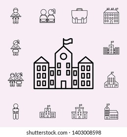 school icon. School icons universal set for web and mobile