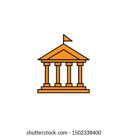 school icon, illustration design template