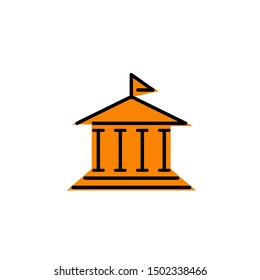 school icon, illustration design template
