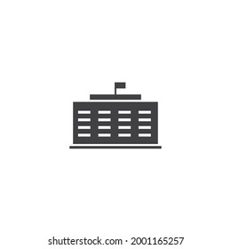 school icon, isolated school sign icon, vector illustration