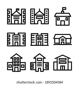 school icon or logo isolated sign symbol vector illustration - Collection of high quality black style vector icons
