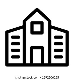 school icon or logo isolated sign symbol vector illustration - high quality black style vector icons
