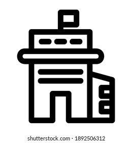 school icon or logo isolated sign symbol vector illustration - high quality black style vector icons
