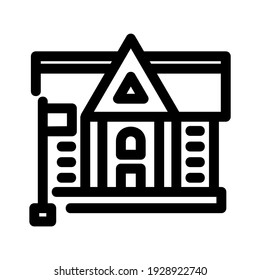 school icon or logo isolated sign symbol vector illustration - high quality black style vector icons
