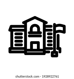 school icon or logo isolated sign symbol vector illustration - high quality black style vector icons
