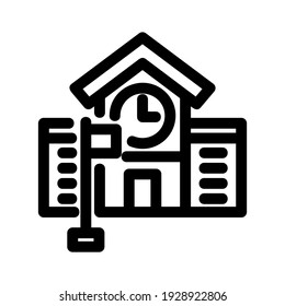 school icon or logo isolated sign symbol vector illustration - high quality black style vector icons
