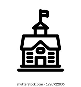 school icon or logo isolated sign symbol vector illustration - high quality black style vector icons
