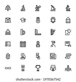 school icon or logo isolated sign symbol vector illustration - Collection of high quality black style vector icons
