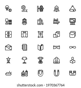 school icon or logo isolated sign symbol vector illustration - Collection of high quality black style vector icons
