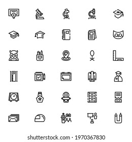 school icon or logo isolated sign symbol vector illustration - Collection of high quality black style vector icons
