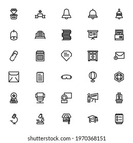 school icon or logo isolated sign symbol vector illustration - Collection of high quality black style vector icons
