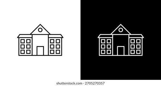 school icon logotype designs. modern icon design set