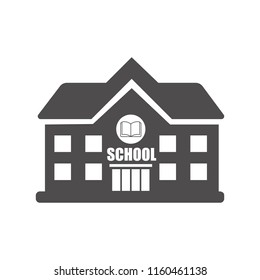 School Icon On White Background