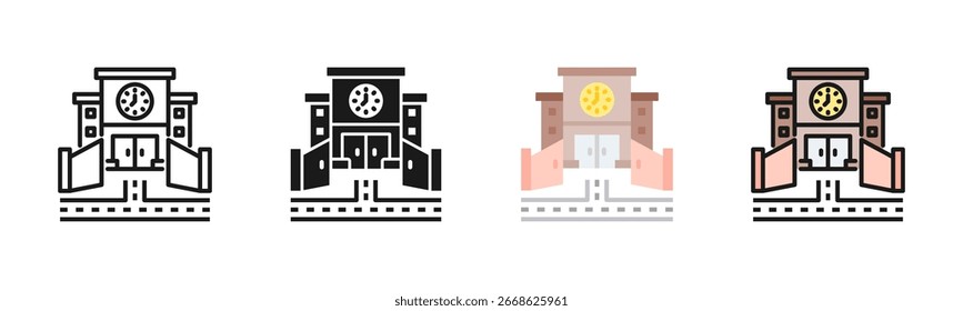School Icon Pack In Multiple Styles