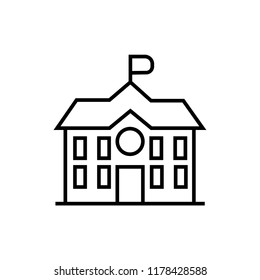 School Icon, Professional, pixel perfect icons optimized for both large and small resolutions, eps 10, vector icon