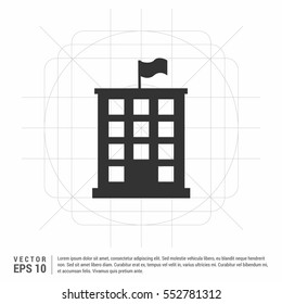 School Icon. Professional, pixel perfect icons optimized for both large and small resolutions. EPS 8 format.


