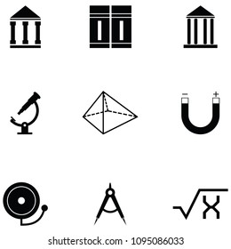 school icon set