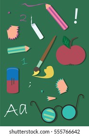 School icon set
