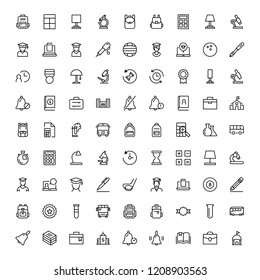 School icon set. Collection of high quality black outline logo for web site design and mobile apps. Vector illustration on a white background.