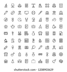 School icon set. Collection of high quality black outline logo for web site design and mobile apps. Vector illustration on a white background.