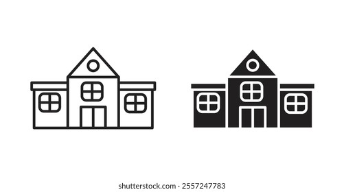 school Icon set. vector illustration set