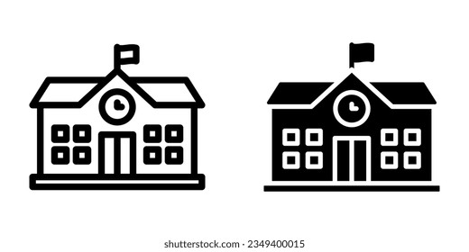 School icon. sign for mobile concept and web design. vector illustration