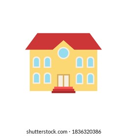 Icono de la escuela. Elemento sencillo de la colección de edificios. Icono de Escuela Creativa para diseño web, plantillas, infografías y más