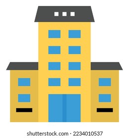 SCHOOL ICON SYMBOL VECTOR .