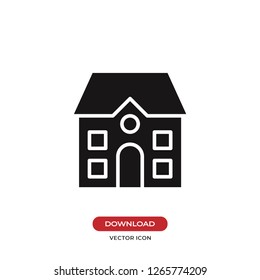 School icon vector