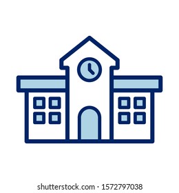 School Icon Vector Design Illustration