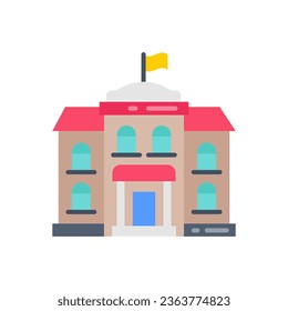 Icono escolar en vector. Ilustración
