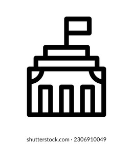 School Icon Vector Symbol Design Illustration