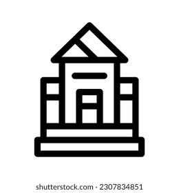 School Icon Vector Symbol Design Illustration
