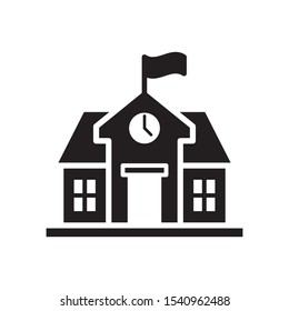 school icon vector symbol template
