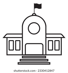 school icon vector template illustration logo design