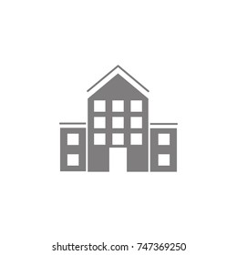 School Icon. Web Icon. Premium quality graphic design. Signs, outline symbols collection, simple icon for websites, web design, mobile app on white background
