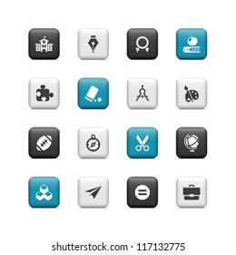 School icons 2. Buttons