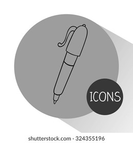 school icons design, vector illustration eps10 graphic 