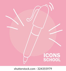 school icons design, vector illustration eps10 graphic 