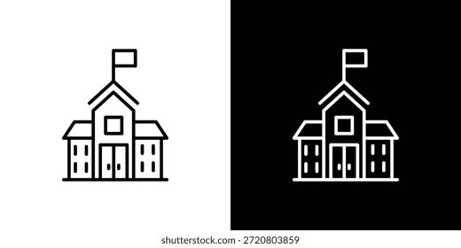 iconos de la escuela símbolos de Vector de Diseño gráfico. icono Eps10.