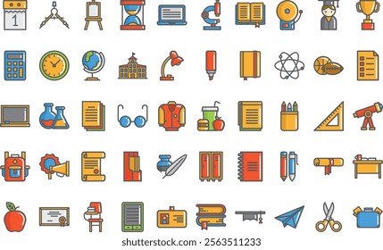 School icons High-Quality Vector Icons Collection with Editable Stroke. Ideal for Professional and Creative Projects.