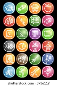 School icons - others of same series : http://www.shutterstock.com/lightboxes.mhtml?lightbox_id=498982