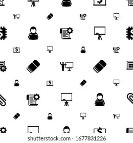 los iconos de la escuela se combinan perfectamente. Incluye autoaprendizaje, entrenador, entrenamiento informático, lectura, borrado, soporte de placa, iconos de curso interactivo. íconos escolares para web y móvil.