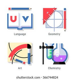 School Icons set