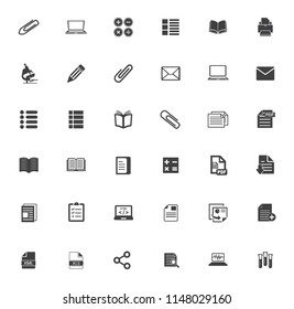 School Icons, Vector Education, University, Graduation Icons, Learning Diploma